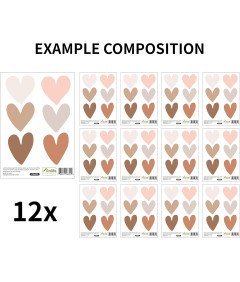 Naklejki Ścienne z Tkaniny Duża Tęcza 160x85cm Dekoracja Pokoju Dziecięcego