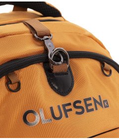 Plecak Dziecięcy Odpinana Siatka na Piłki Port USB Sportowy Pomarańczowy