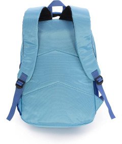 Plecak Dziecięcy Odpinana Siatka na Piłki Kaski Port USB Sportowy Niebieski