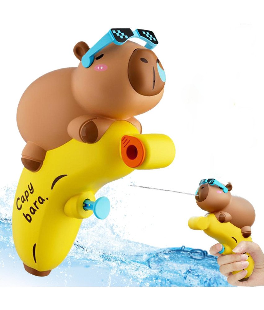 Pistolet na Wodę Zabawka dla Dzieci Kapibara Lato Duży Zasięg Zestaw 4 szt