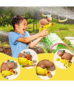 Pistolet na Wodę Zabawka dla Dzieci Kapibara Lato Duży Zasięg Zestaw 4 szt