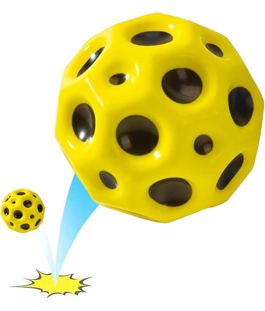 Poudya Space Ball Rumena žoga, ki se odbija do 15 metrov
