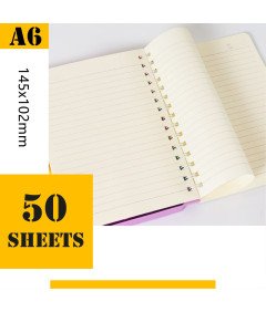 Notatnik Zeszyt Szkolny Fidget Toy Pop It dla Dzieci Jednorożec 50 str A6