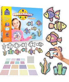 Zestaw do Tworzenia Kolorowych Witraży Rękodzieło Kryształki Prezent DIY