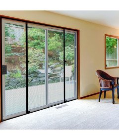 Podwójna Moskitiera Magnetyczna na Drzwi Balkonowe Tarasowe 160 x 212 cm