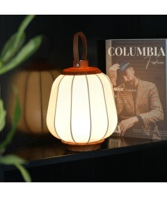 Bezprzewodowa Lampa Stołowa LED Elegancki Styl Retro Latarnia 4000 mAh Lato