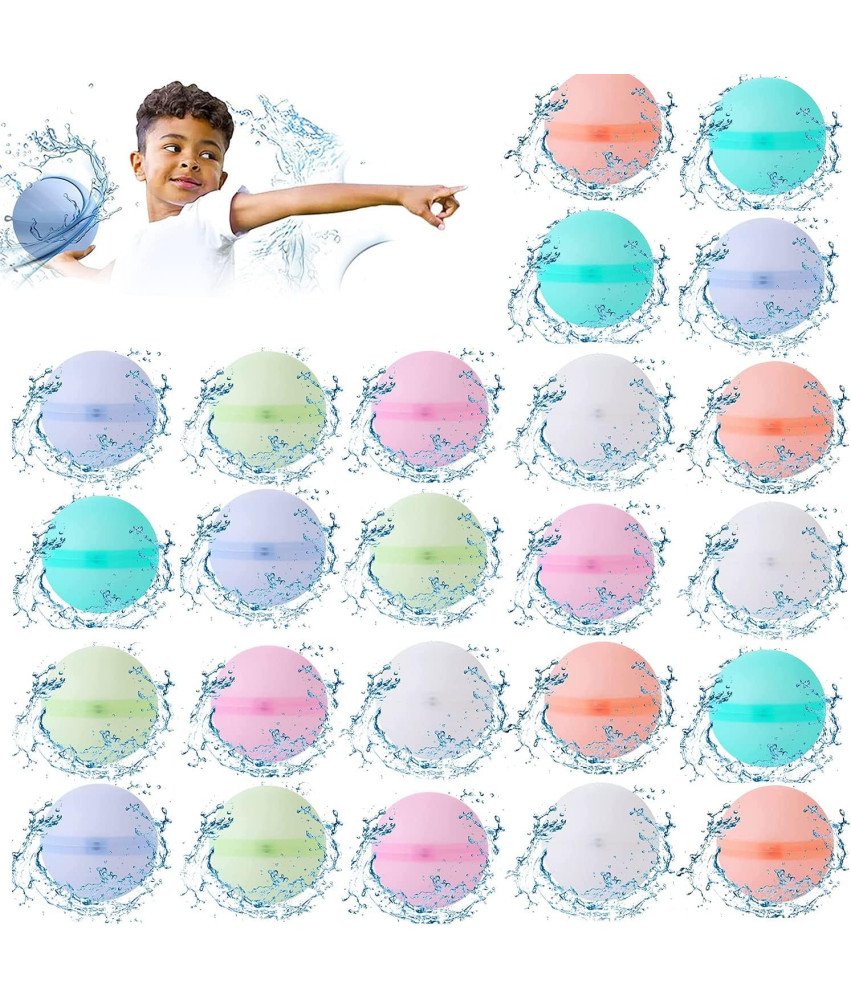 Vodni baloni Sunshine smile 24 vodnih bomb za večkratno uporabo