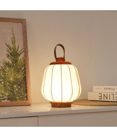 Bezprzewodowa Lampa Stołowa LED Elegancki Styl Retro Latarnia 4000 mAh Lato