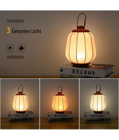 Bezprzewodowa Lampa Stołowa LED Elegancki Styl Retro Latarnia 4000 mAh Lato