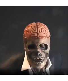 Straszna Maska Lateksowa Trupia Czaszka Kościotrup Zombie Halloween