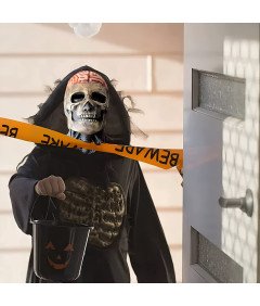 Straszna Maska Lateksowa Trupia Czaszka Kościotrup Zombie Halloween