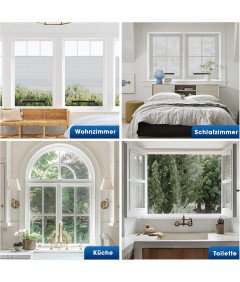 Moskitiera Samoprzylepna na Okna Dachowe 130x150 cm Zestaw 4 Sztuki Czarna