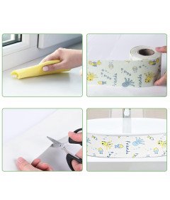 Taśma Uszczelniająca Do Łazienki Kuchni Wodoszczelna 4 Sztuki 280x8 cm PVC