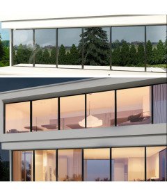 Folia Okienna Samoprzylepna Lustrzana Prywatyzująca Anty UV 90 x 300 cm