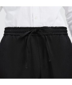 Męskie Spodnie Garniturowe Chino Materiałowe Casualowe Regular Czarne 3XL