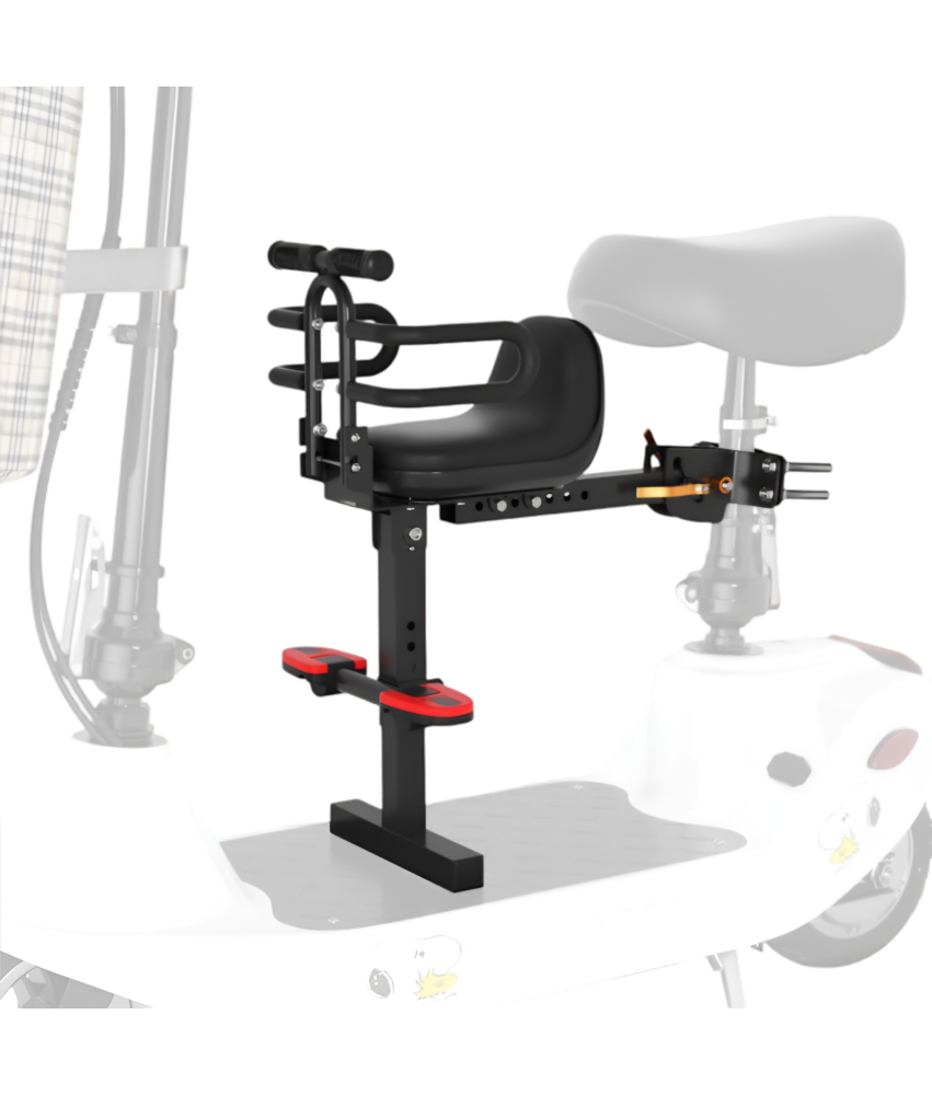 Fotelik Siedzisko Siodełko dla Dziecka na Skuter Składany Regulowany 1-5 Lat