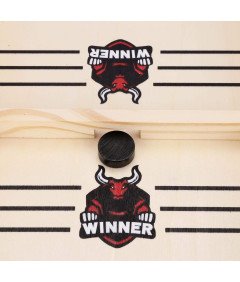 Gra Cymbergaj Piłkarzyki Sling Puck Hokej Stołowy Drewniana 2 Graczy