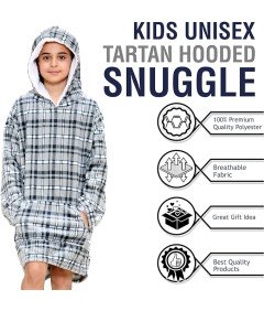 Koc Bluza 2w1 Kocobluza Oversize z Kapturem Ciepła Miękka Gruba Dziecięca