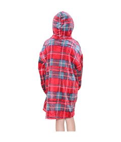 Koc Bluza 2w1 Kocobluza Oversize z Kapturem Ciepła Miękka Gruba Dziecięca