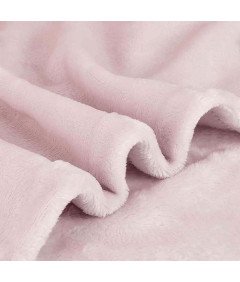 Koc Bluza 2w1 Kocobluza Oversize z Kapturem Ciepła Miękka Dziecięca Różowa