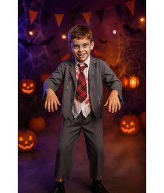 Strój Przebranie Zombie dla Dzieci Kostium na Halloween Karnawał 3-5 Lat