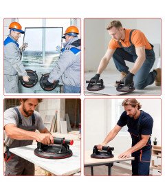 Podnośnik Przyssawka Próżniowa do Szkła Szyb Płytek Paneli do 200 kg 2 szt