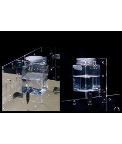 GuineaLoft Butelka na Wodę bez Kapania Dla Świnki Morskiej Przezroczysta