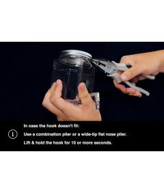 GuineaLoft Butelka na Wodę bez Kapania Dla Świnki Morskiej Przezroczysta