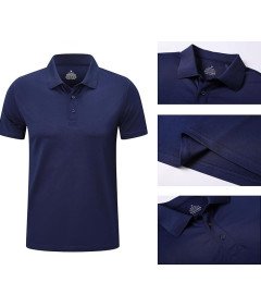 ZENGVEE Zestaw 3 Koszulek Polo Męskie Polówki XXL