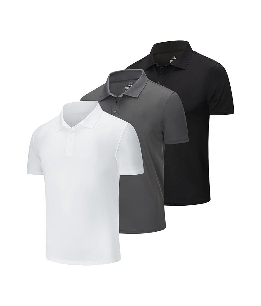 Set 3 moških polo majic S ZENGVEE - Eleganca in udobje za vsakodnevno nošenje!