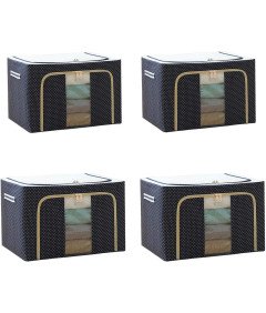 GUO FENG DIAO Składane pudełko z tkaniny Stalowa rama 2x 72 L 2x 66 L
