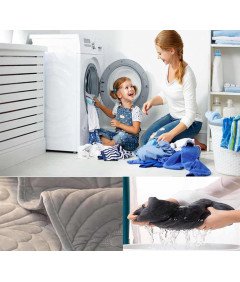 MTHGH Poszewka na Poduszkę Szara 45x45 cm Wodoodporna