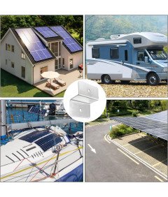 Komplet nosilcev za montažo sončnih panelov 4 kosi