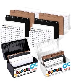 Koogelove škatle za shranjevanje 2 kosa in 200 indeksnih kartic