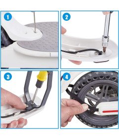 Zestaw Akcesoriów do Hulajnogi Xiaomi M365/M365 Pro Haczyk Uszczelki Osłona