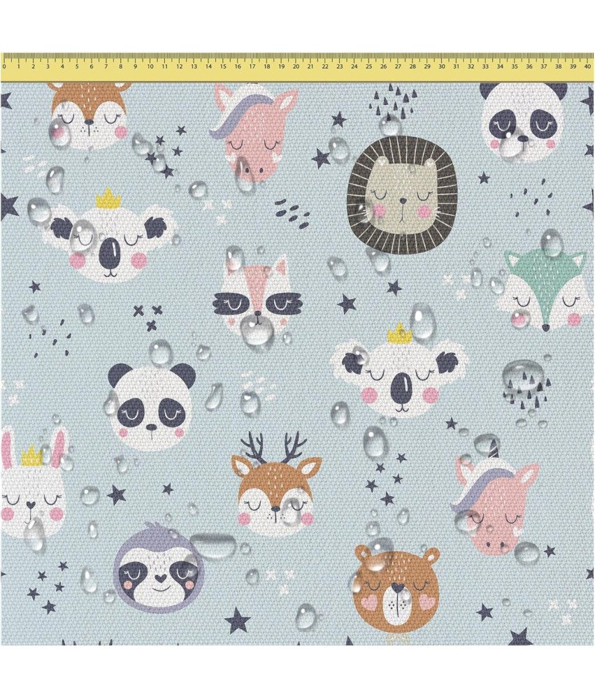 Tkanina wodoodporna Oxford 600D wzór zwierzęta 160x200 cm mocny materiał na meble ogrodowe poduszki i pokrowce