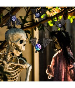 Harrycle Halloween netopirske svetilke 6 sejev na baterije