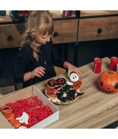Set 6 kalupov za piškote Halloween iz nerjavečega jekla