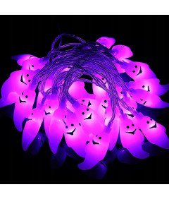 Luči LED Svetlobna veriga 30 LED duhovi za noč čarovnic