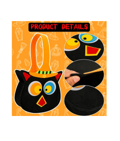 Komplet vrečk za sladkarije za noč čarovnic Felt 4 kosi