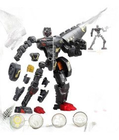 Robot dinozaver Gradbena igrača 2v1 Komplet transformacijskih figur