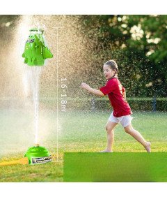 WQH igrača vodna raketa za otroke zelena 13 x 13 x 23 cm