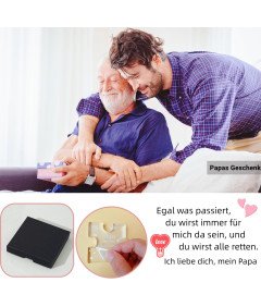 Grawerowana Akrylowa Statuetka z Miłym Napisem Dla Ojca Taty Prezent