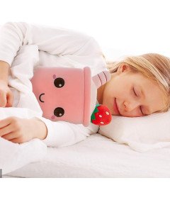 Plišasti objem Bob 40 cm roza maskota za otroke