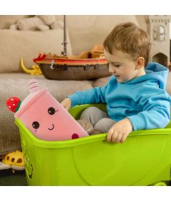 Plišasti objem Bob 40 cm roza maskota za otroke