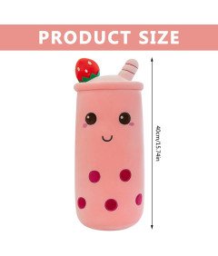 Plišasti objem Bob 40 cm roza maskota za otroke