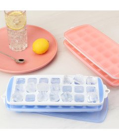 Zestaw 4 Foremek Do Lodu z Pokrywkami 84 Kostki Lodu w Kształcie Serc Cyfr