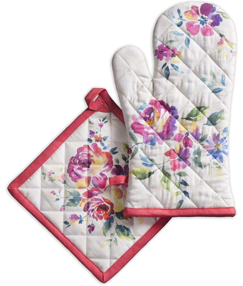 Maison d' Hermine Kuhinjske rokavice Pot Holder Hand Painted