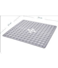 TranquilBeauty Kwadratowa Mata Prysznicowa Antypoślizgowa 54x54cm Fioletowa