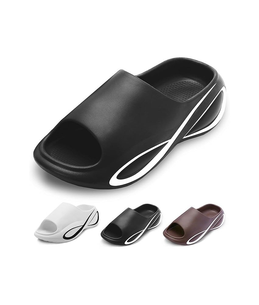 Sandały Klapki unisex wysokiej jakości materiał EVA czarne 44-45